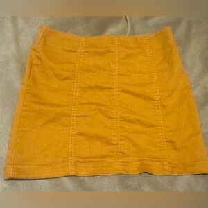 Forever 21 Autumn Yellow Mini Skirt